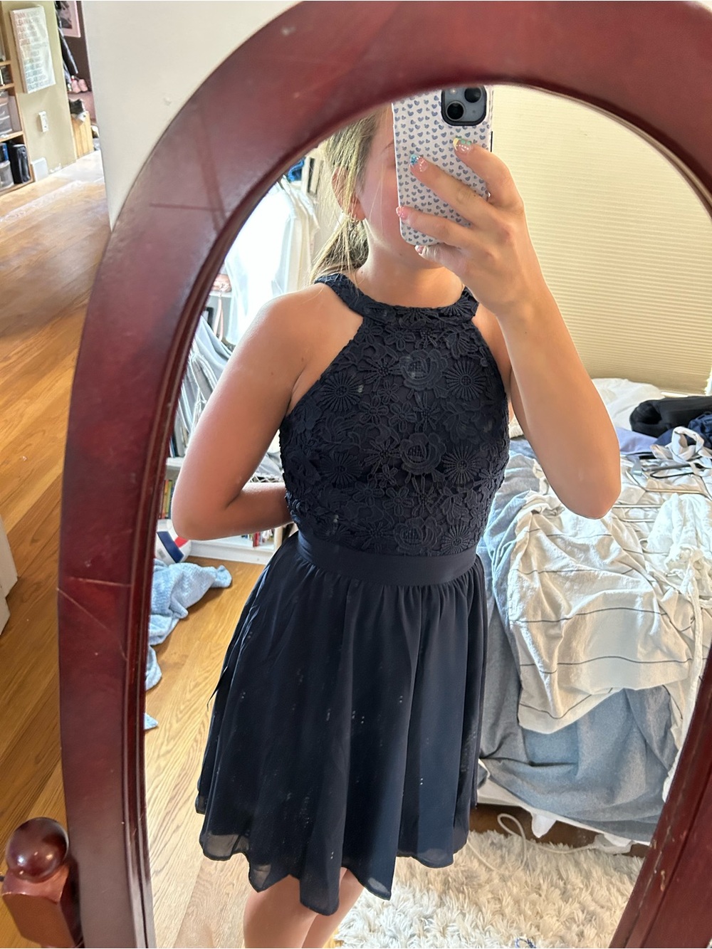 Lulus navy dress